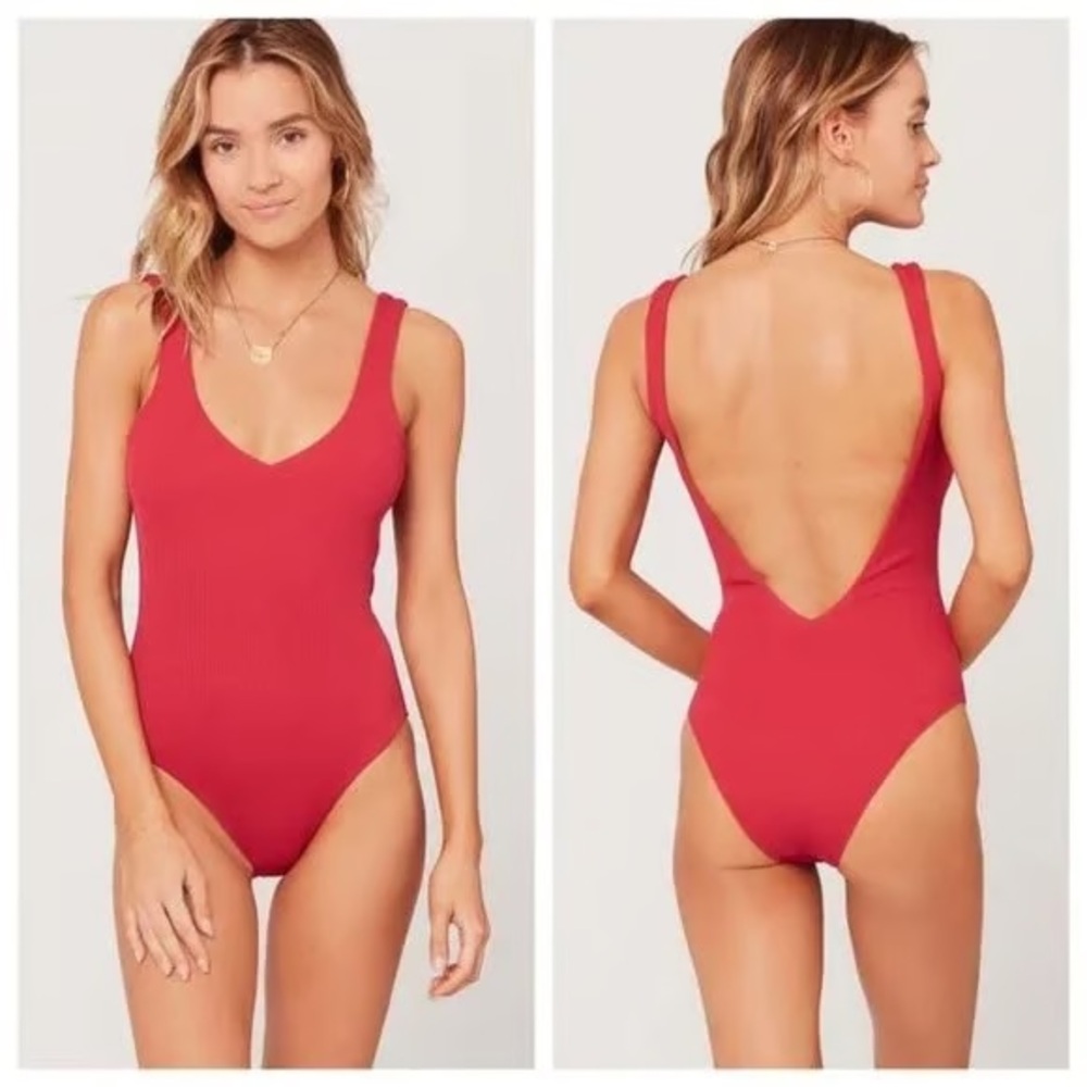 L*Space Arizona ribbed one piece swimsuit
